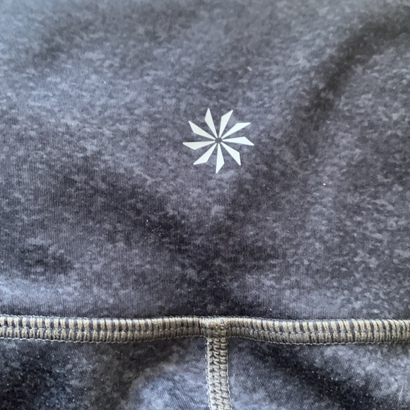 Athleta Dark Gray Light Gray Leggings Size S - Picture 3 of 9